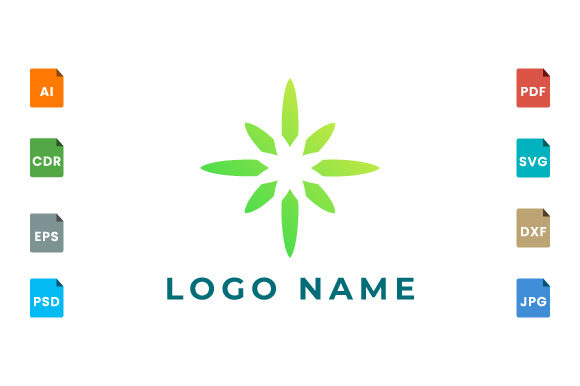 Abstract Floer Logo: Graphics & Logos for Sellers