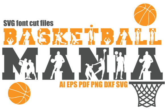 Basketball Mania Graphics for Crafts