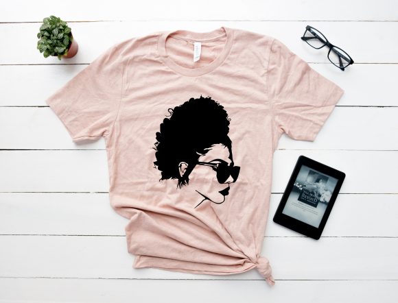 Black Girl Glasses AFRO Clipart: Bold Graphics & Illustrations
