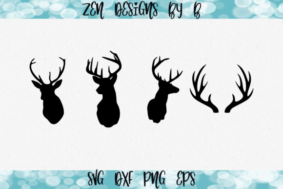 Deer Bundle Graphics for Crafts & Design