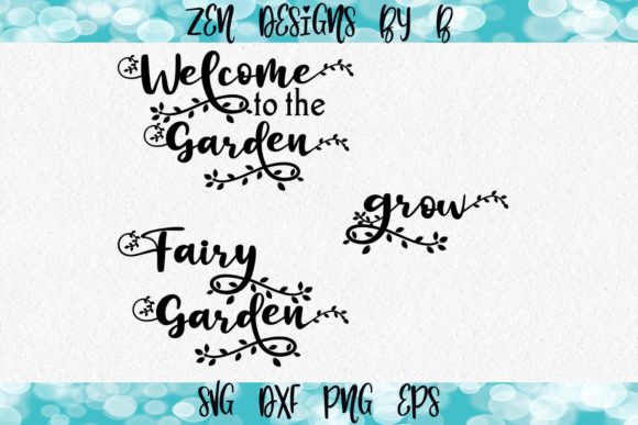 Garden Bundle: Graphics for Crafts & Sales