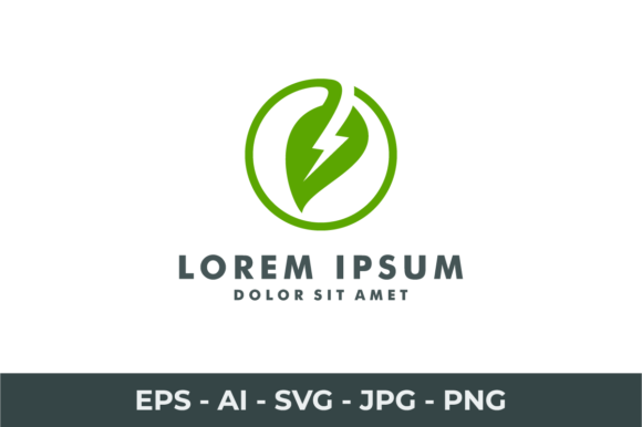 Green Energy Logo Template: Modern Graphics & Logos