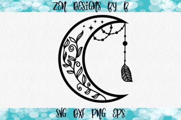 Moon Catcher and Vines: Editorial Graphics & Illustrations