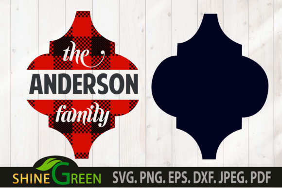 Review: Christmas Arabesque Family Frame Plaid Design