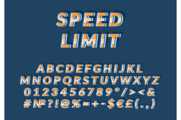 Speed Limit Header Vintage Alphabet Set Review