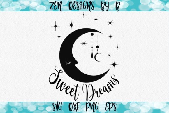 Sweet Dreams Moon Graphics & Illustrations Review