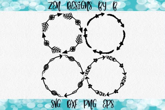 Wreath Frame Bundle: Essential Graphics for Crafts